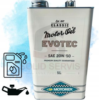 20W50 5L Motorex Classic Line EVOTEC OLEJ SILNIKOWY PREMIUM QUALITY