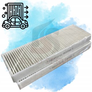 Filtr kabinowy MF90046 Citroen, Opel, Peugeot zamiennik Filtron K1227-2x