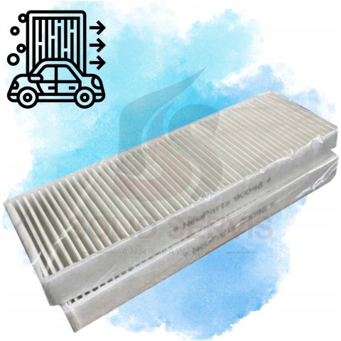 Filtr kabinowy MF90046 Citroen, Opel, Peugeot zamiennik Filtron K1227-2x