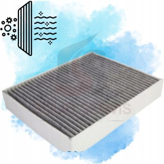 Filtr kabinowy MF90060C z węglem aktywnym Seat Skoda Volkswagen zam K1333A