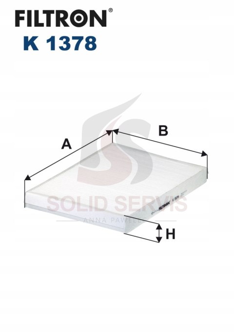 Filtr kabinowy MF90062 zamiennik Filtron K1378 Audi Porsche Volkswagen