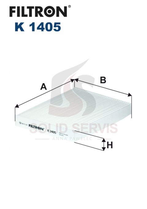 Filtr kabinowy MF90110 Kia Soul II zamiennik Filtron K1405