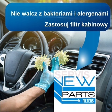 Filtr kabinowy MF90130 Hyundai ix55 zamiennik Filtron K1295