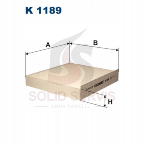 Filtr kabinowy MF90140 Alfa Romeo 159, Brera, Spider zamiennik K1189