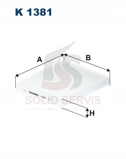 Filtr kabinowy MF90145 Kia Sorento III, Toyota C-HR zamiennik Filtron K1381