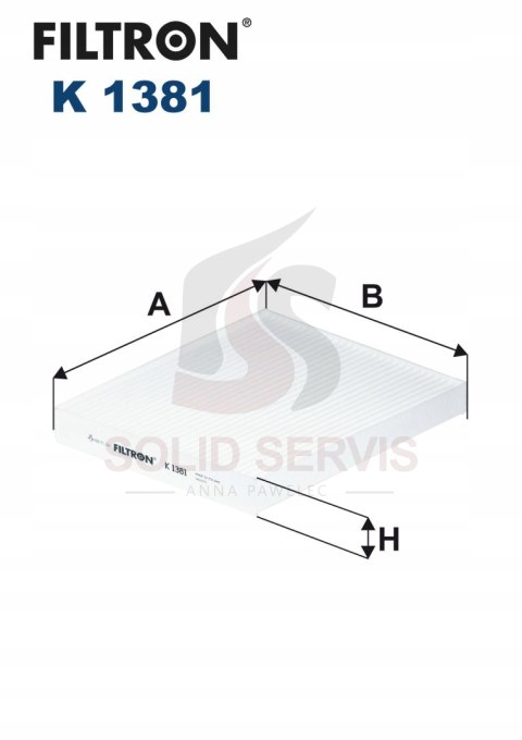 Filtr kabinowy MF90145 Kia Sorento III, Toyota C-HR zamiennik Filtron K1381