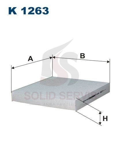 Filtr kabinowy MF90160 Kia Soul I zamiennik Filtron K1263