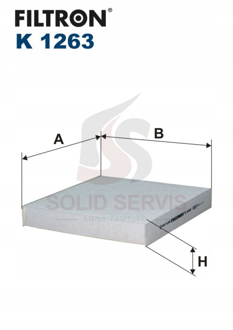 Filtr kabinowy MF90160 Kia Soul I zamiennik Filtron K1263