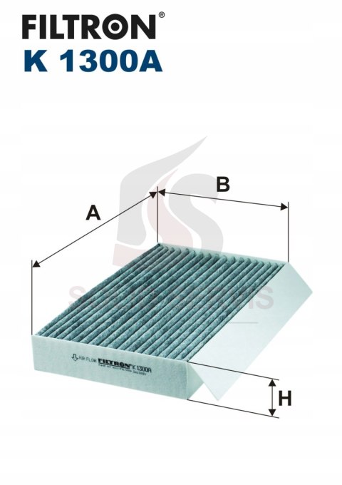 Filtr kabinowy z węglem MF90054C zam. FILTRON K1300A Megane CC, Megane III