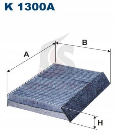 Filtr kabinowy z węglem MF90054C zam. FILTRON K1300A Megane CC, Megane III