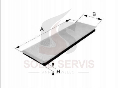 Filtr kabinowy z węglem MF90054C zam. FILTRON K1300A Megane CC, Megane III