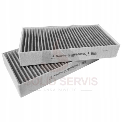 Filtr kabinowy z węglem MF90099C MERCEDES GL, M, R zam. Filtron K1200A-2x