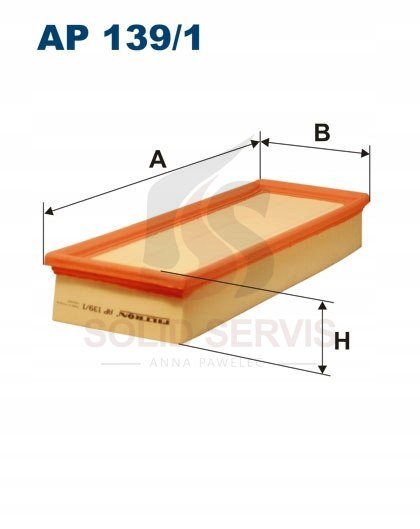 Filtr powietrza AP139/1 Seat Cordoba, Ibiza II, Volkswagen Caddy II, Polo