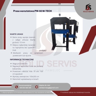 Prasa warsztatowa PW-50 M-TECH 50 ton