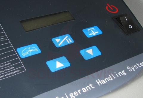 Profesjonalna półautomatyczna stacja obsługi klimatyzacji VIAKEN X520 + tester szczelności R134A