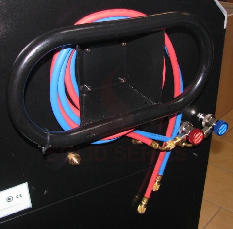 Profesjonalna półautomatyczna stacja obsługi klimatyzacji VIAKEN X520 + tester szczelności R134A