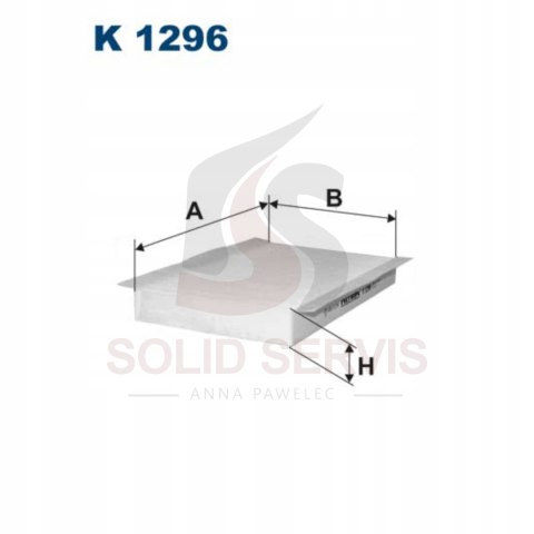 Filtr kabinowy K1296 Land Rover Discovery III, IV, Range Rover Sport 2004-2