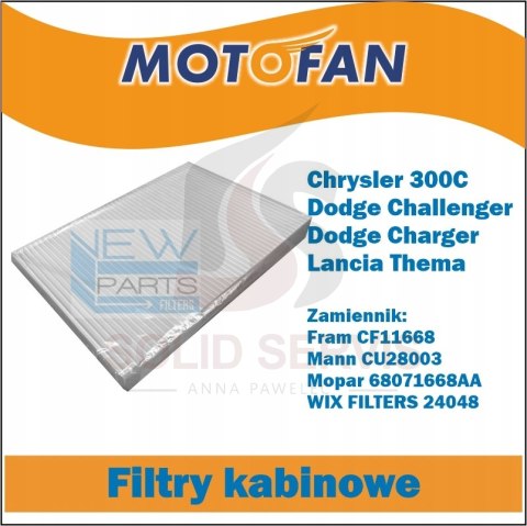 Filtr kabinowy MF90042 300 Challenger Charger Thema zamiennik WIX 24048