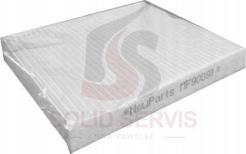 Filtr kabinowy MF90091 Ford Mustang 05-14 zamiennik WIX 24687, FRAM CF10370