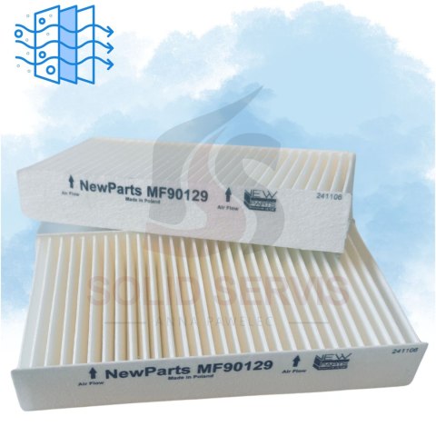 Filtr kabinowy MF90129 Honda HR-V, Logo 1.3/1.6 03.99- zamiennik K1279-2x