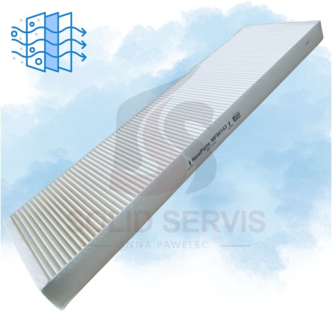 Filtr kabinowy MF90143 Mercedes Citaro Setra Solaris