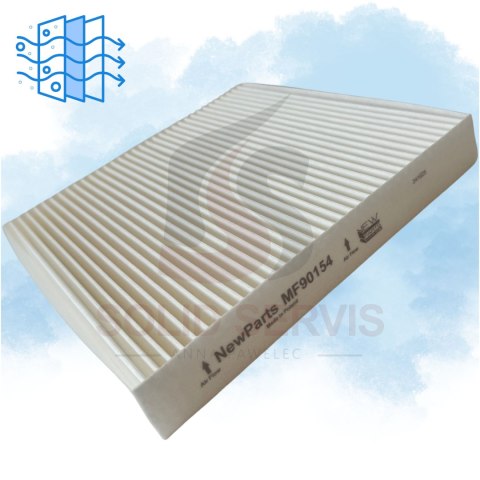 Filtr kabinowy MF90154 Renault Laguna II zamiennik Filtron K1089