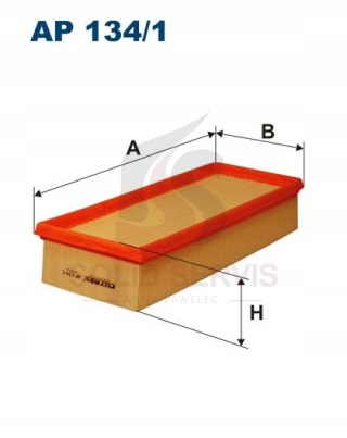Filtr powietrza MF1431 zamiennik Filtron AP134/1