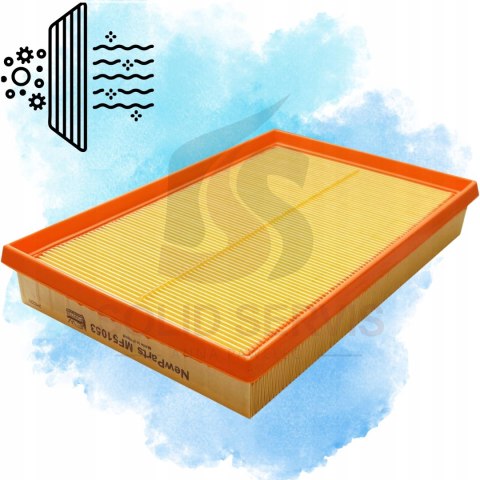 Filtr powietrza MF51053 Seat Skoda Volkswagen 1.4i 1.6i - Filtron AP 149/3