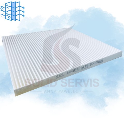 Filtr kabinowy MF90011 kompresory Ingersoll-Rand zamiennik 23564446