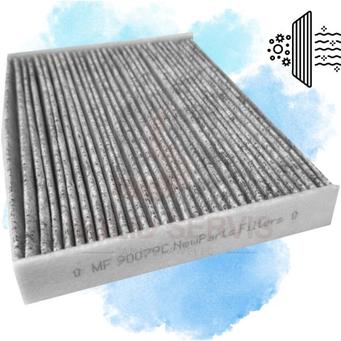 Filtr kabinowy z węglem MF90079C Grand Scenic III zamiennik K1267A