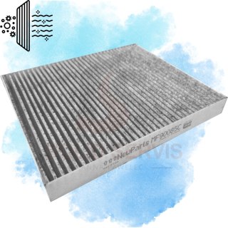 Filtr kabinowy z węglem MF90085C Jeep Dodge RAM zam. CF10729 CFA11444