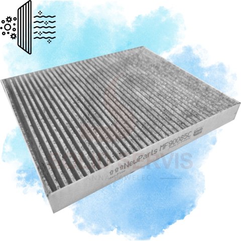 Filtr kabinowy z węglem MF90085C Jeep Dodge RAM zam. CF10729 CFA11444