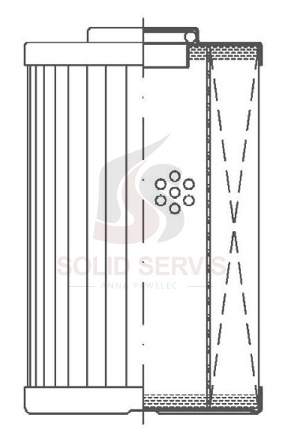 R91E10E Filtr hydrauliczny zamiennik 18LC10 18LCZ10 SH70333