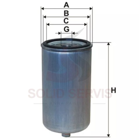 WIX 95138E - Filtr paliwa SN70142 WDK724/1 FS1068 PP837/2 H70WDK15 PDS718