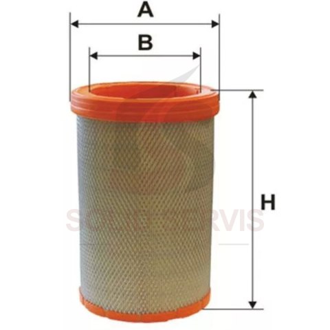 WIX Filters 93332E - Filtr powietrza BALDWIN RS5456 AF25711 SL81387 SA16481