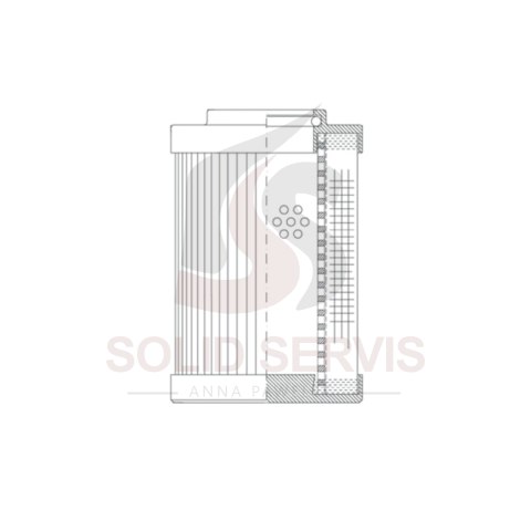 WIX Filters D56B20FV - Filtr hydrauliczny MF0598293 MF0060792 H=494 mm