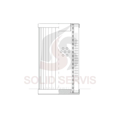 WIX Filters D61B10FB - Filtr hydrauliczny