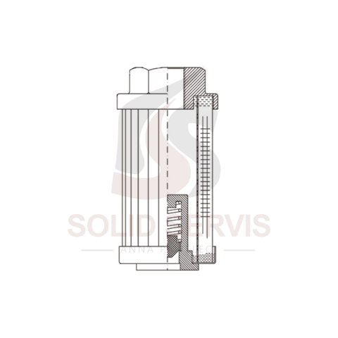 WIX Filters F40C150B3 - Filtr hydrauliczny H=176 2" NPT