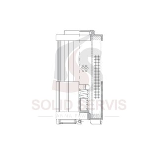 WIX R96C25CV - Filtr hydrauliczny P173486 HY10077 R623C10 HF28796 SH52622